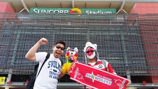 五郎丸のレッズ対日本のサンウルブズ戦、フォトルポ＝＝Brisbane Calling (3)