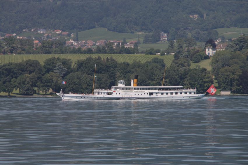 外輪船で行く「レマン湖」の旅はいかが？